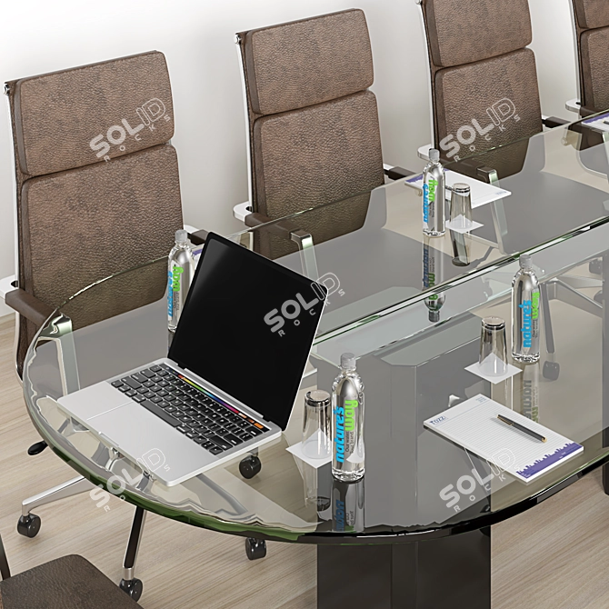 Modern Conference Table 2015 3D model image 2
