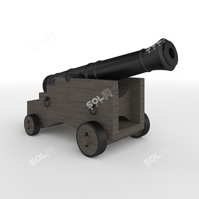 Sailing Force 3D Cannon 3D model image 1