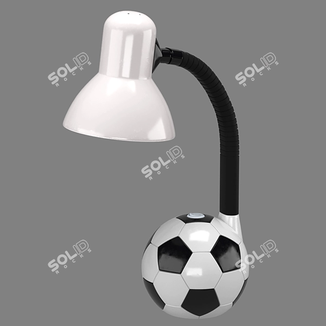 Soccer Ball Table Lamp 3D model image 1