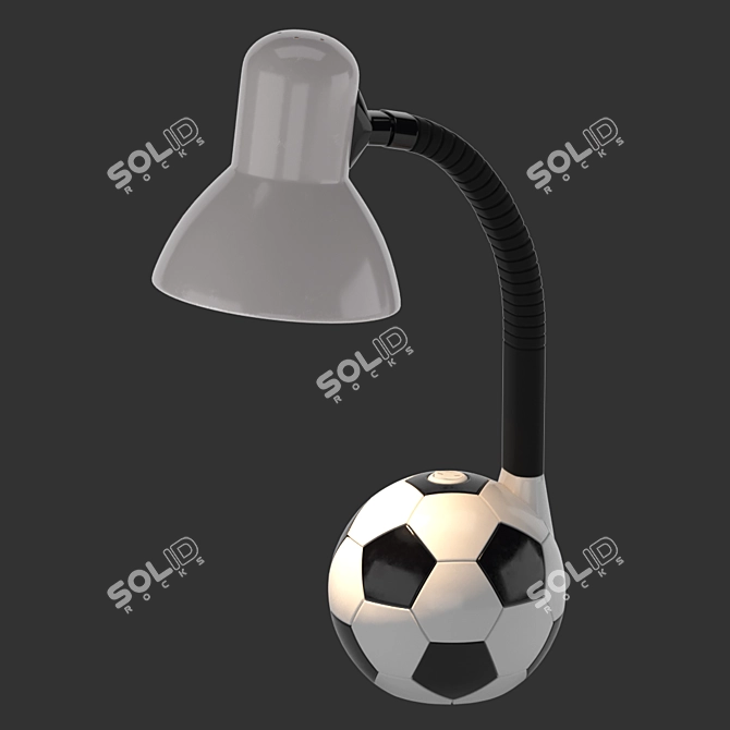 Soccer Ball Table Lamp 3D model image 2