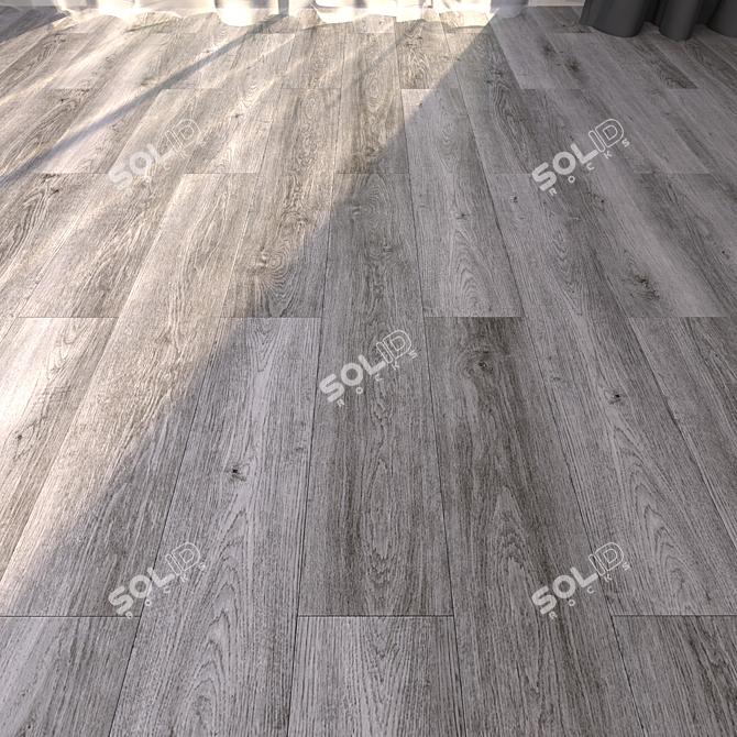 Yurtbay Barkwood Ash: Versatile, High-Quality Flooring 3D model image 1