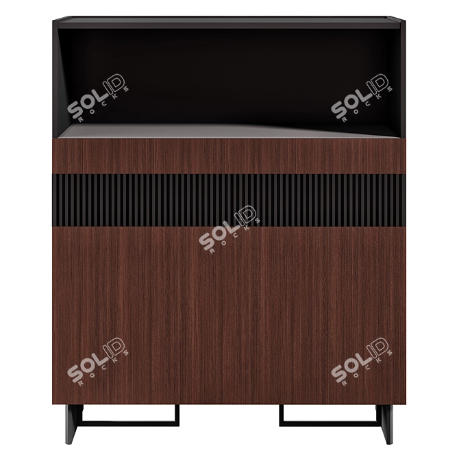 Diana Cupboard: Elegant Storage Solution 3D model image 2