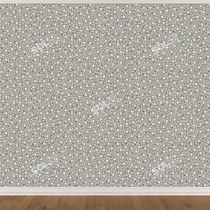 Seamless Wallpaper Set - 3 Colors 3D model image 4