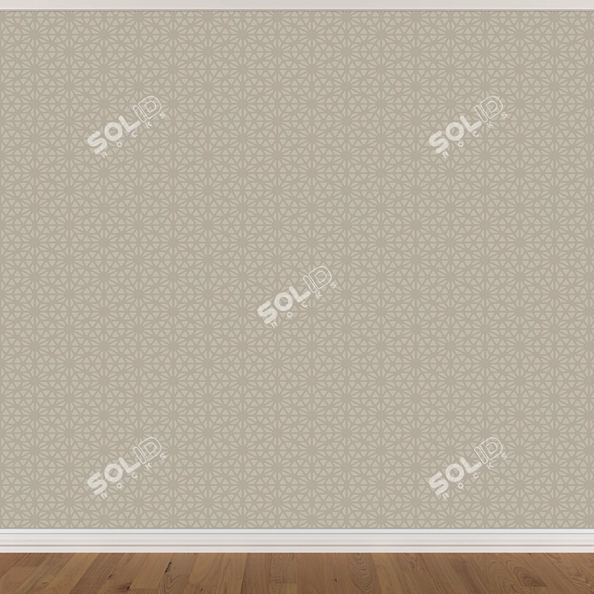 Seamless Wallpaper Set (3 Colors) 3D model image 4