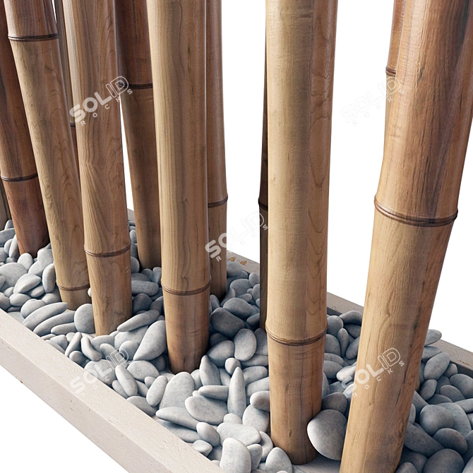 Versatile Bamboo Decor - No. 18a 3D model image 3