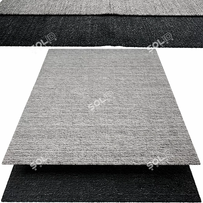 Handwoven Paolo Performance Rug 3D model image 1