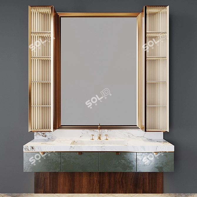 Luxury Bath Set: Inspired by Studia-54.ru 3D model image 1