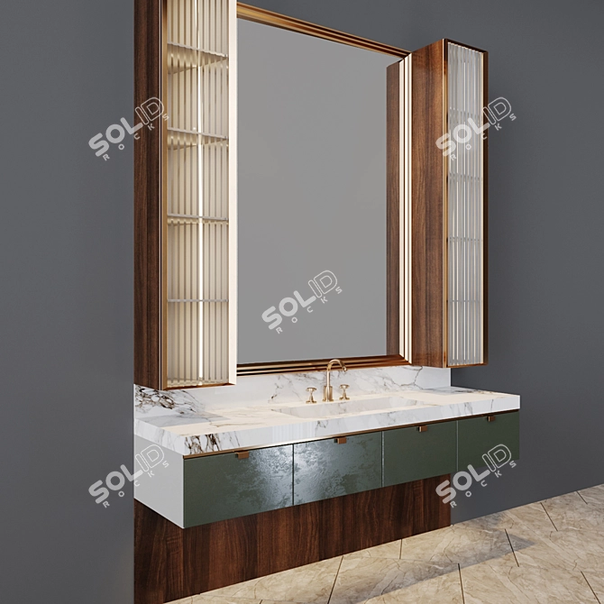 Luxury Bath Set: Inspired by Studia-54.ru 3D model image 3