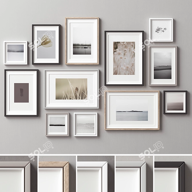 Versatile Framed Memories Set 3D model image 1