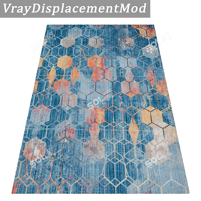Luxury Carpet Set: High-Quality Textures for Versatile Perspectives 3D model image 3