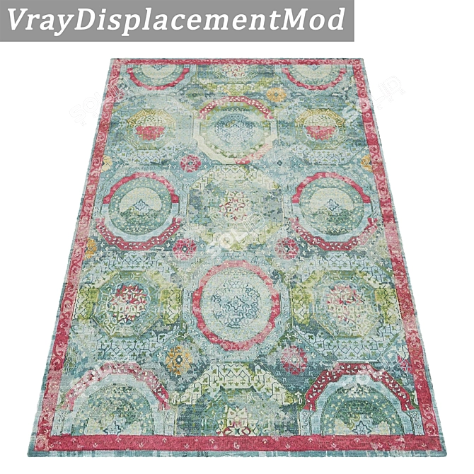 Luxury Carpets Set 3D model image 3