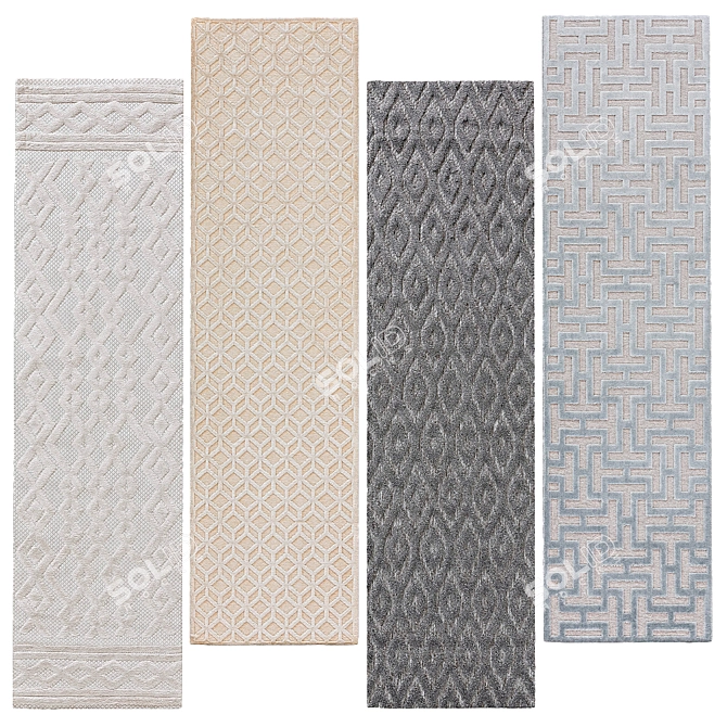 Elegant Carpet Runners | Premium Quality 3D model image 1