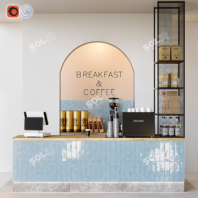 Title: Coffee Delights World 3D model image 1