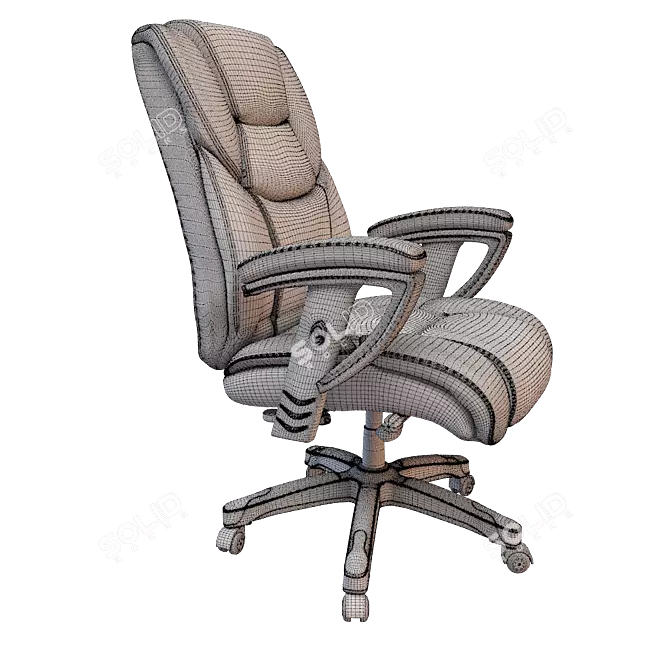 Executive Bureaucrat Chair T-9999 3D model image 3