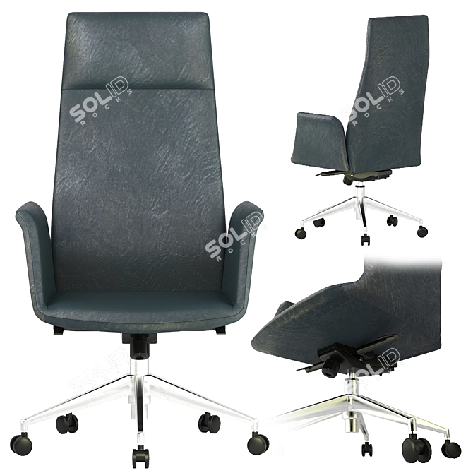 Modern Office Chair Collection 3D model image 2