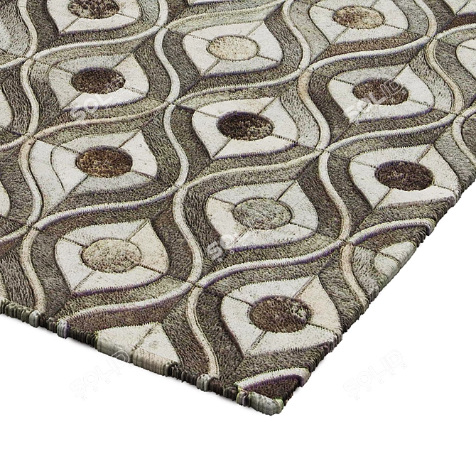 Elegant Home Carpets 3D model image 2