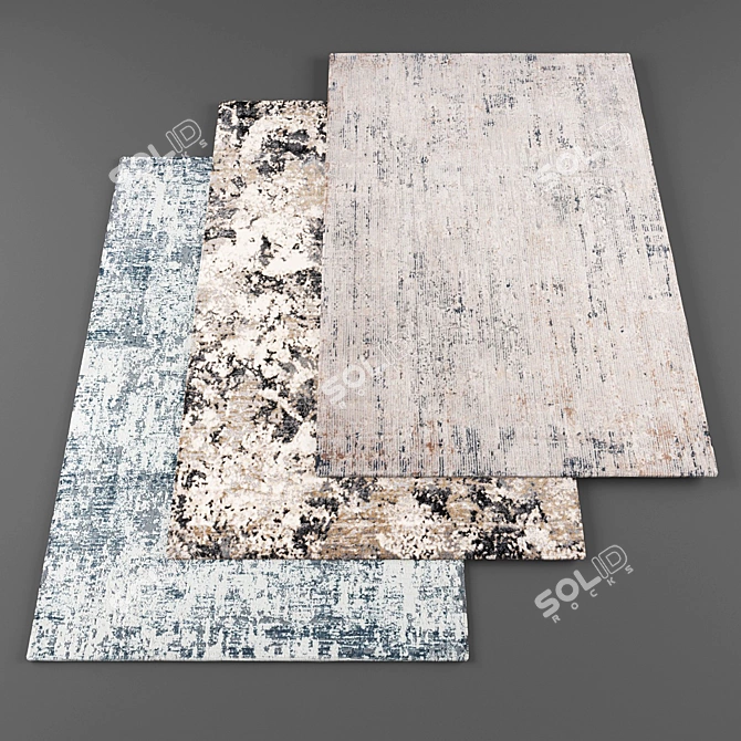 High Resolution Rugs Bundle 3D model image 1