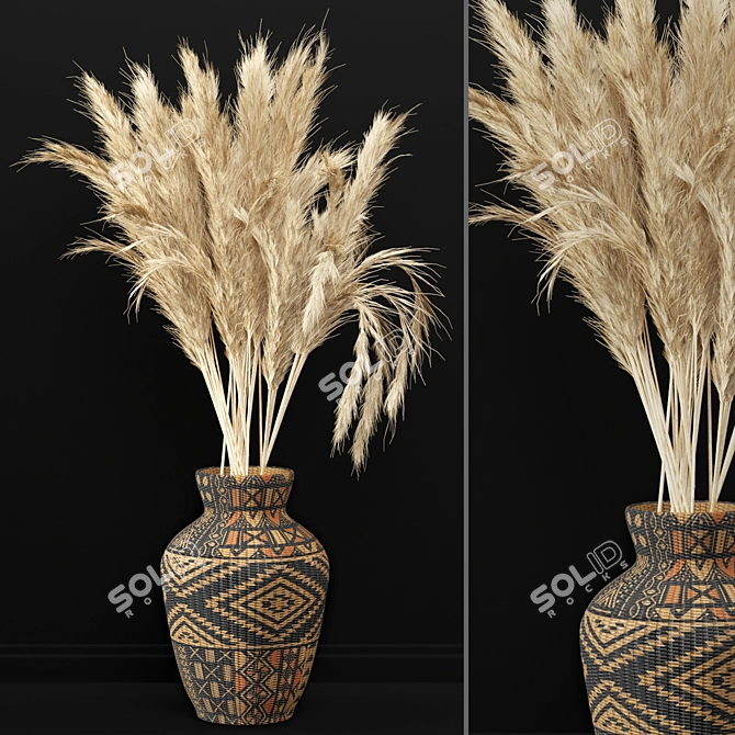 Pampas Dreams - Dried Plantset 3D model image 1