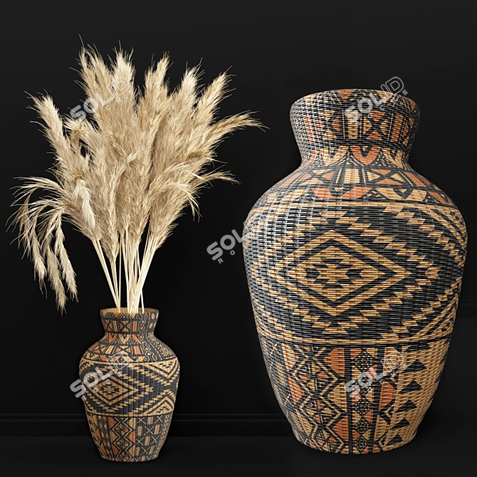 Pampas Dreams - Dried Plantset 3D model image 2