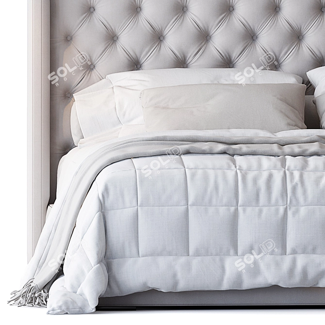 Adler Bed - Elegant Restoration 3D model image 3