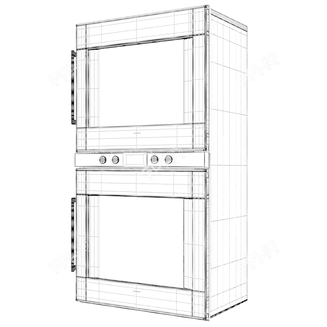 Gaggenau 400 Series Double Oven 3D model image 5