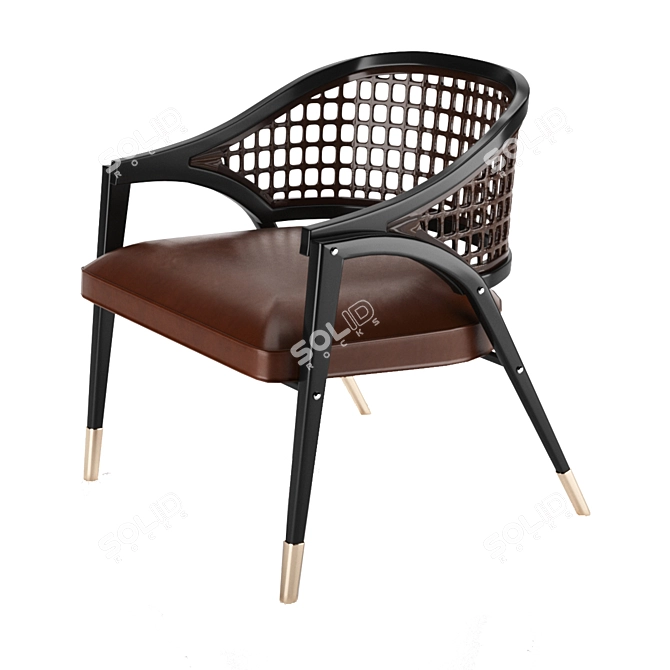 Modern Comfort Chair 3D model image 1