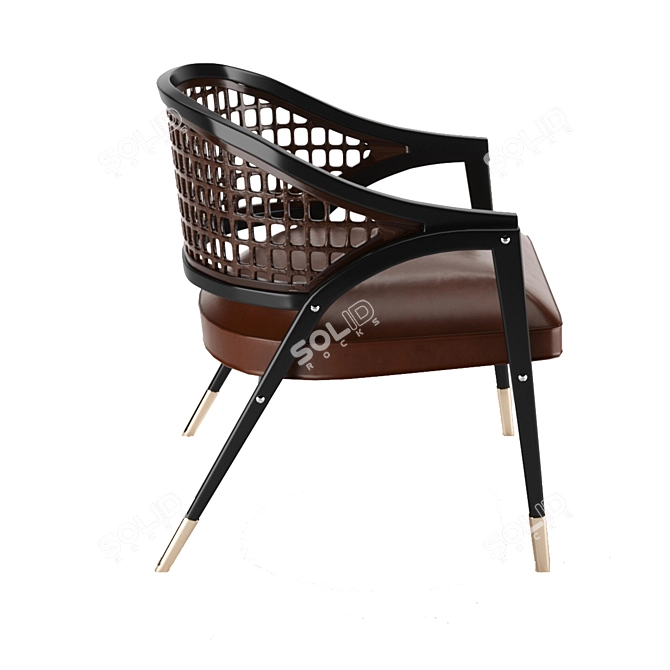 Modern Comfort Chair 3D model image 3