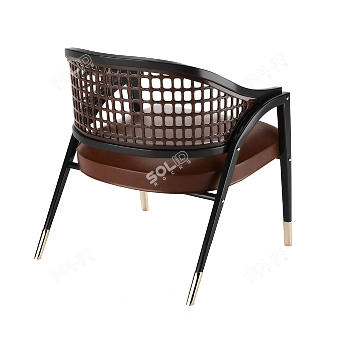 Modern Comfort Chair 3D model image 4