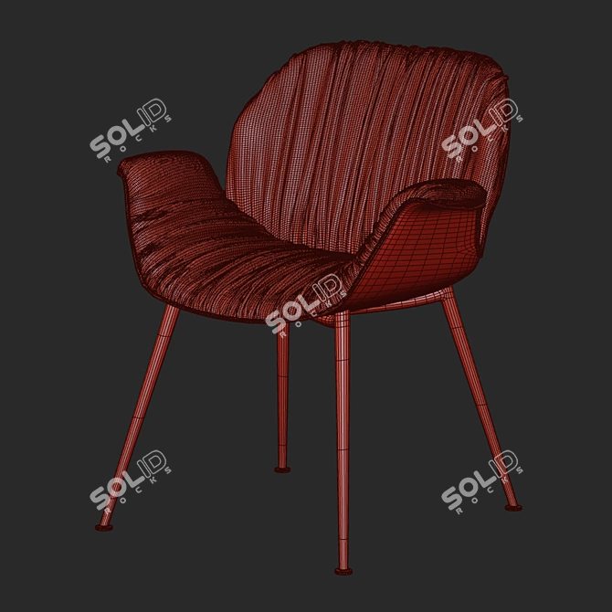Stylish Globewest Chair 3D model image 2