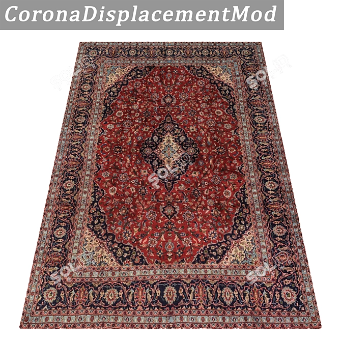 Title: Luxury Collection of 3D Carpets 3D model image 4