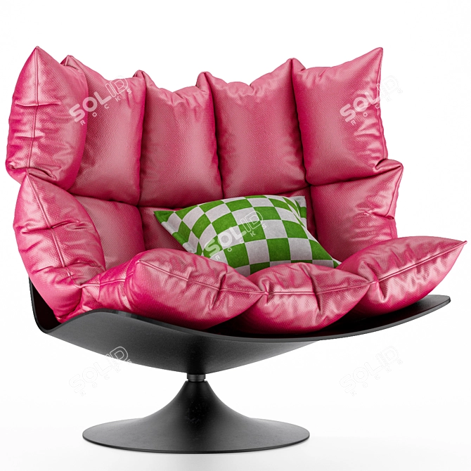 Premium Cushion Chair 3D model image 6