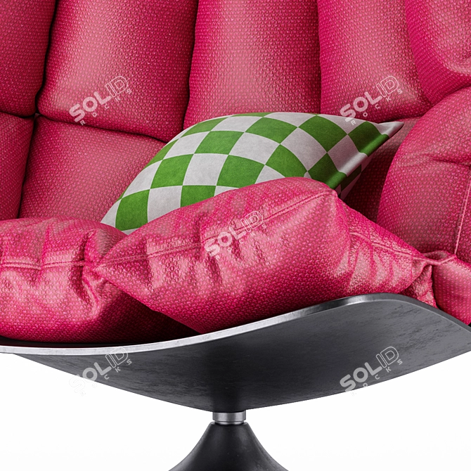Premium Cushion Chair 3D model image 12