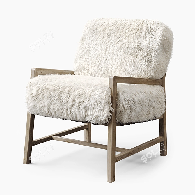 Wildfire Chair: Timothy Oulton's Savage Seating 3D model image 1