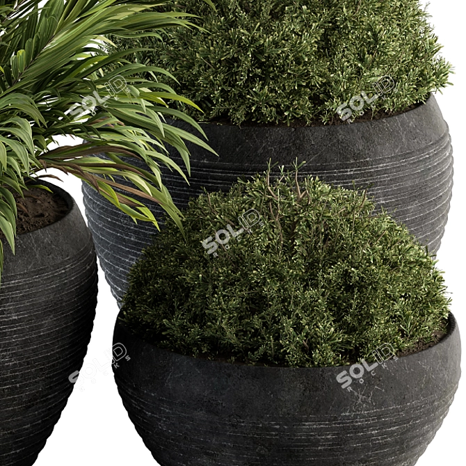 Natural Greenery: Outdoor Plants - Set 104 3D model image 2