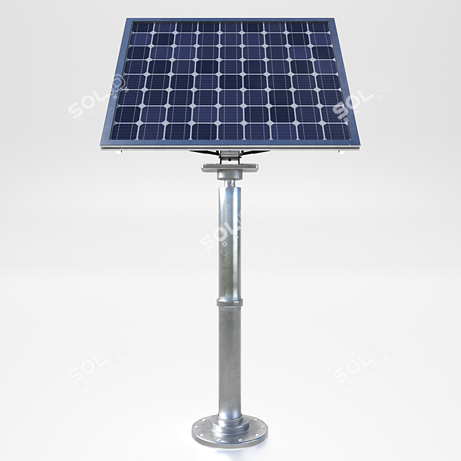 EcoSolar Panels: High-Quality Clean Energy 3D model image 4