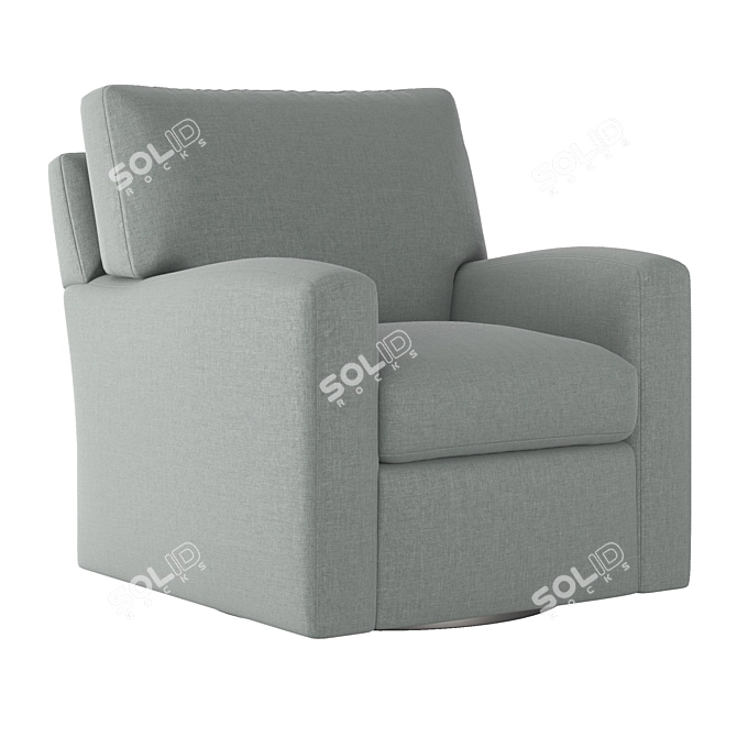 Arudin 628 Swivel Chair - Ergonomic and Stylish 3D model image 2