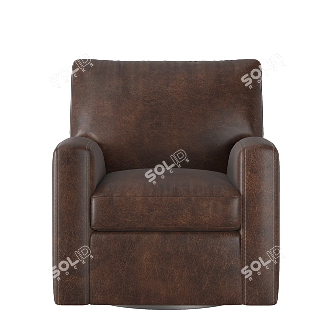 Arudin 628 Swivel Chair - Ergonomic and Stylish 3D model image 3