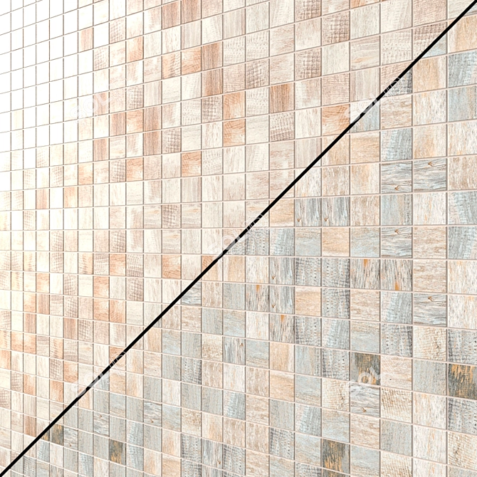Rondine Inwood Mosaic Tile 3D model image 3