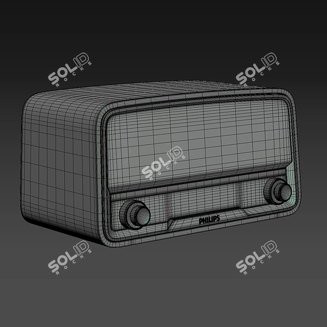 Philips ORT 7500: Versatile Radio Receiver 3D model image 5