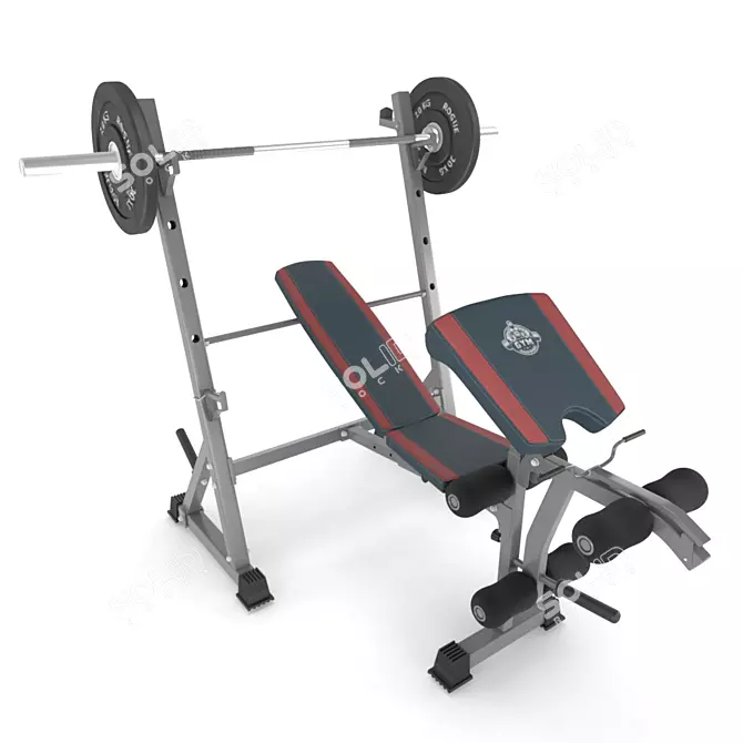 Ultimate Chest Press Machine 3D model image 1