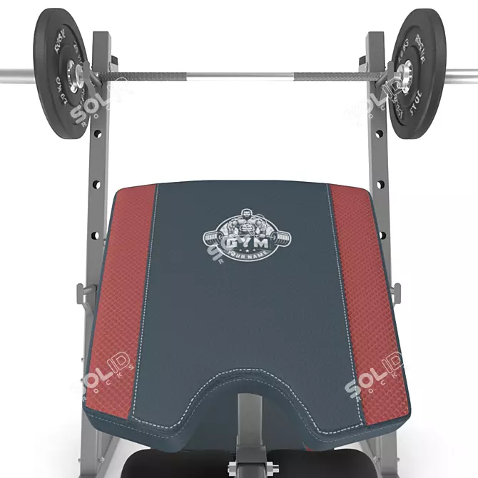 Ultimate Chest Press Machine 3D model image 4