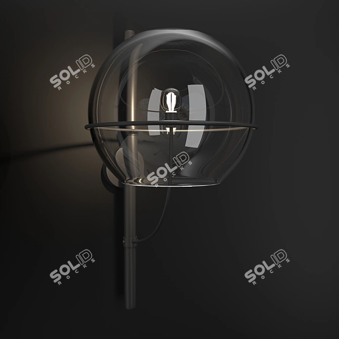 Lyndon Wall/Ceiling Light | Vico Magistretti Design 3D model image 2