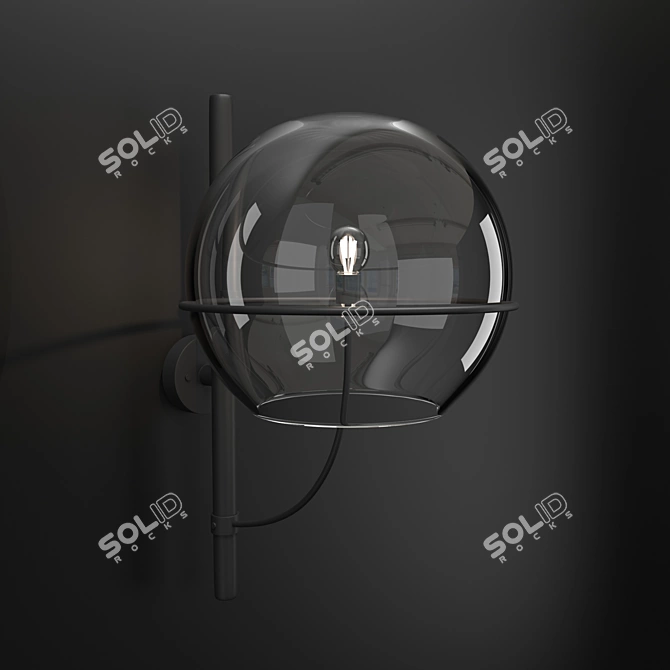 Lyndon Wall/Ceiling Light | Vico Magistretti Design 3D model image 4