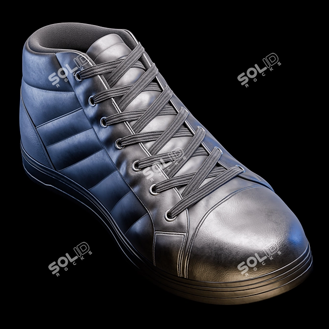 Realistic 3D Shoe Model 3D model image 1