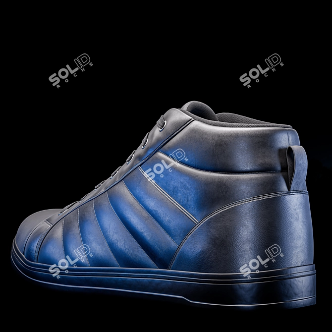 Realistic 3D Shoe Model 3D model image 8