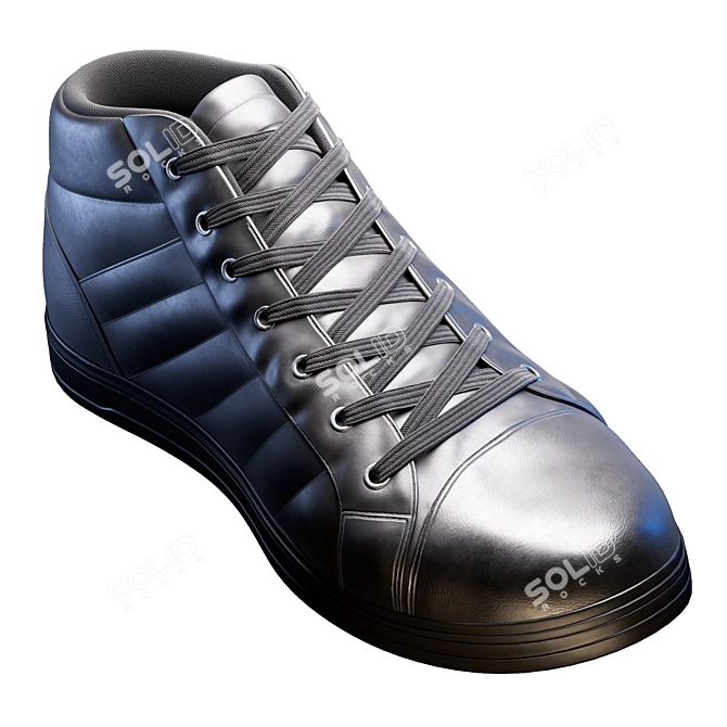 Realistic 3D Shoe Model 3D model image 11