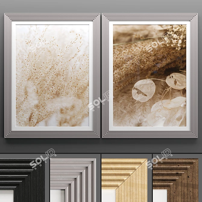 Modern Art Frame - 50x70cm 3D model image 1