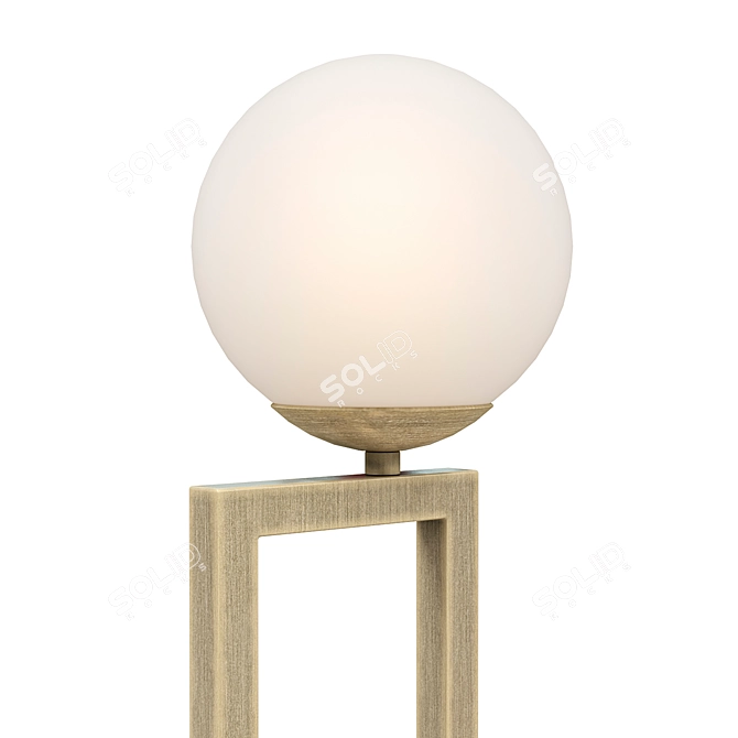 Elegant Pascal Floor Lamp 3D model image 3