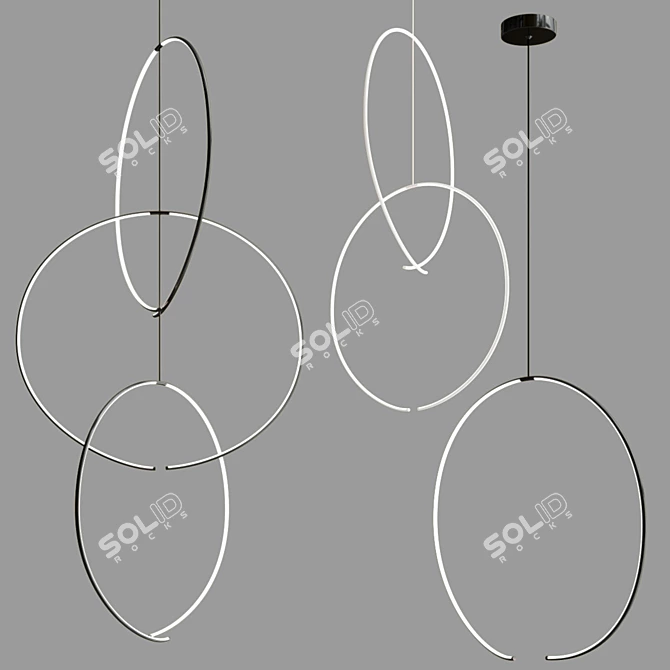Illuminate Your Space: Torc™ LED Pendant Collection 3D model image 1