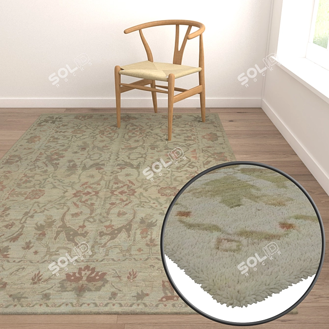 Carpets Set 1887  High-quality Textures for Close-up and Wide-angle Shots 3D model image 5